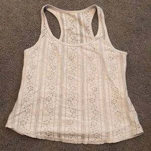 Gray lace tank top!